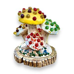 RARE Atlantic Mold MUSHROOM LAMP Vintage Cottagecore Fairycore Cottage OOAK?